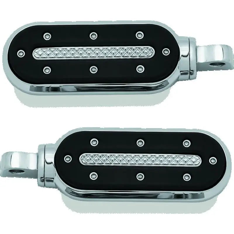 Kuryakyn 7031 Kuryakyn Heavy Industry Pegs With Adapters Chrome - 7031