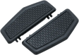 Black textured Kuryakyn hex driver floorboards for comfortable footrest setup