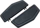 Black textured Kuryakyn Hex Driver Floorboards for easy grip and style
