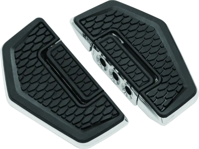 Kuryakyn Hex Folding Mini Board Without Adapter Chrome - 5908 - Nerf Bars & Running Boards