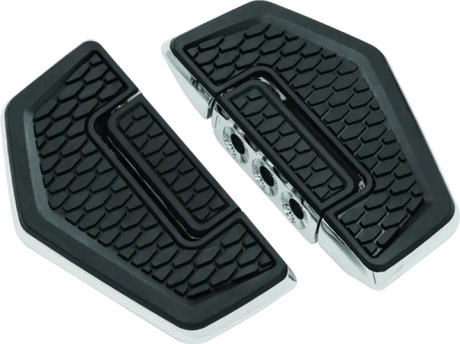Kuryakyn Hex Folding Mini Board Without Adapter Chrome - 5908 - Nerf Bars & Running Boards