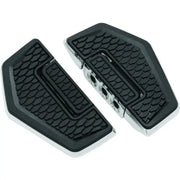 Kuryakyn Hex Folding Mini Board Without Adapter Chrome - 5908 - Nerf Bars & Running Boards