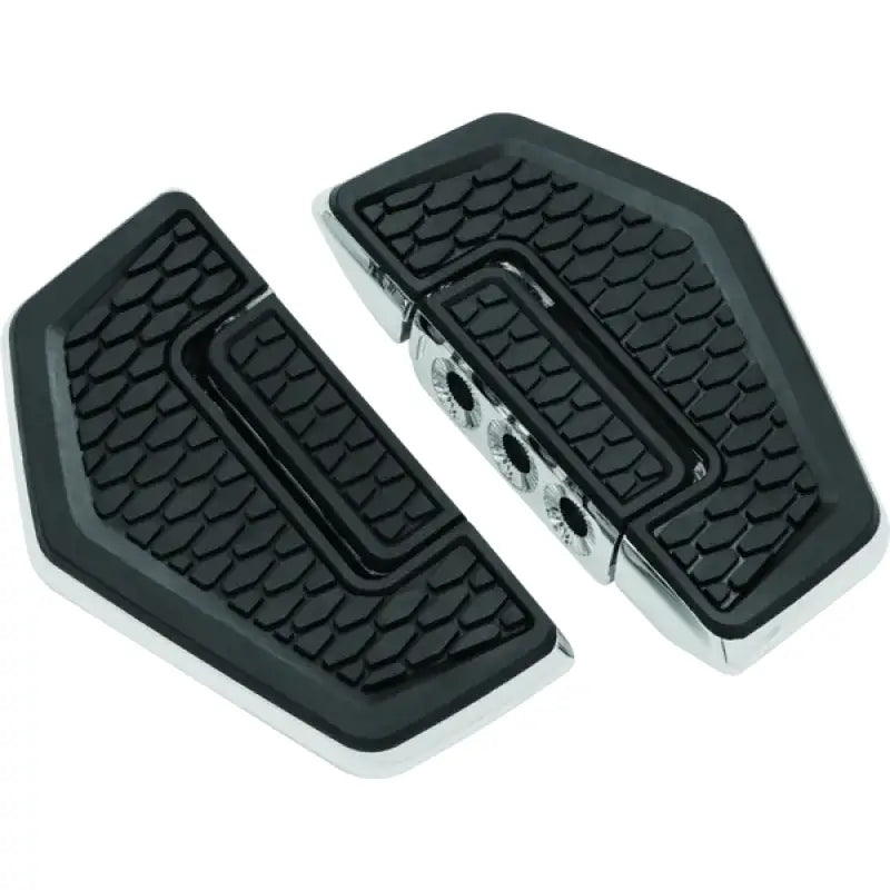 Kuryakyn Hex Folding Mini Board Without Adapter Chrome - 5908 - Nerf Bars & Running Boards