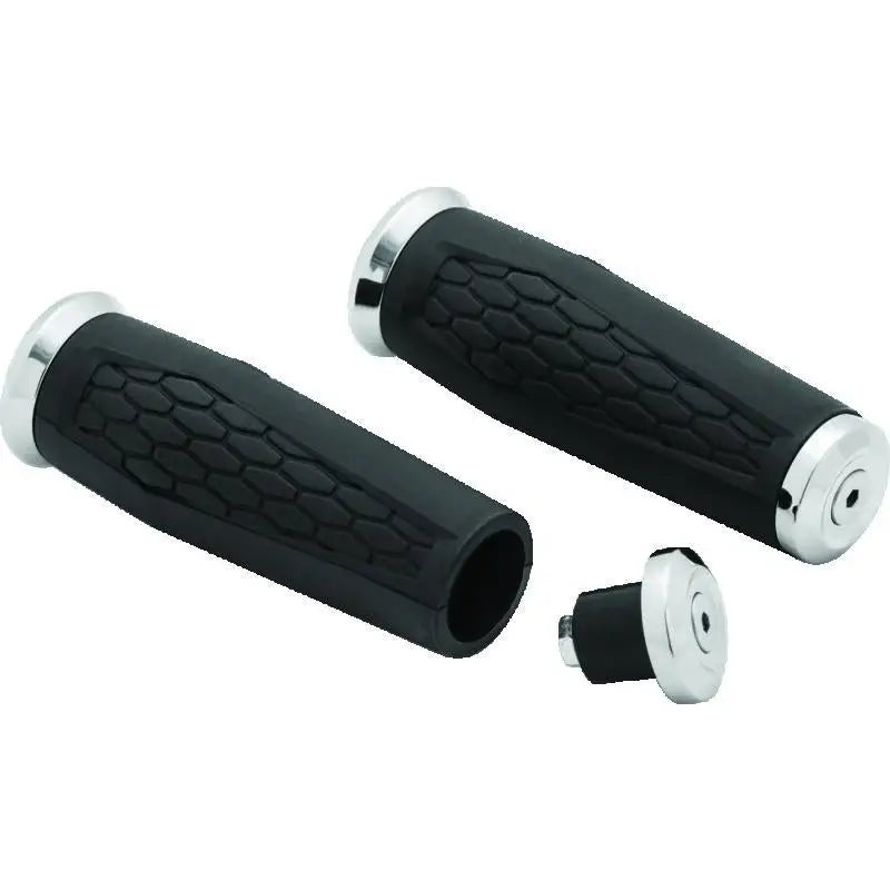 Kuryakyn 5926 Kuryakyn Hex Grips 1inch Universal Chrome - 5926