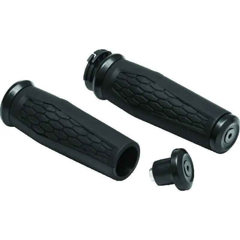 Kuryakyn 5921 Kuryakyn Hex Grips Dual Cable Black - 5921
