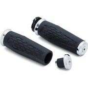 Kuryakyn Hex Grips Dual Cable Chrome - 5920 - Controls