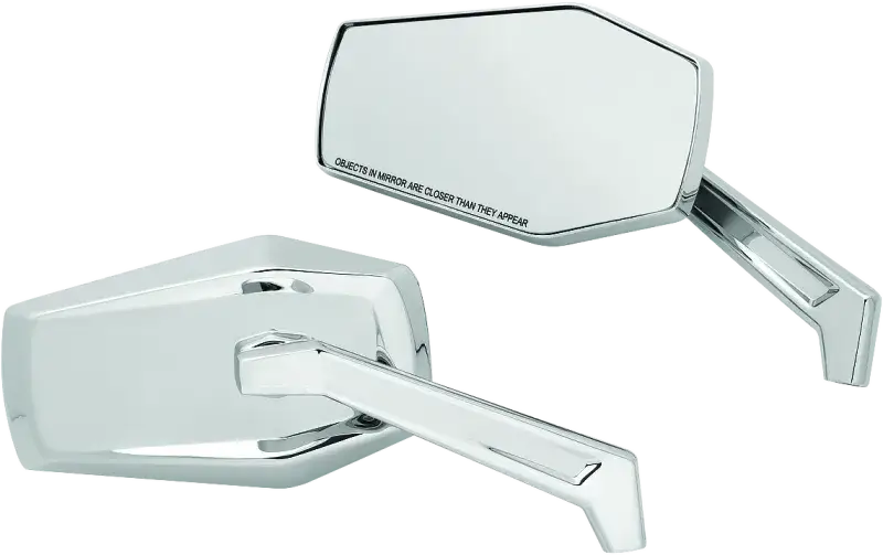Kuryakyn Hex Mirrors Chrome - RV and Auto Parts