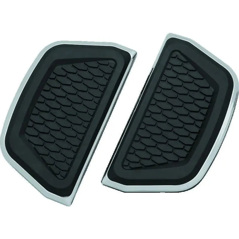 Kuryakyn 5902 Kuryakyn Hex Passenger Board Inserts Chrome - 5902