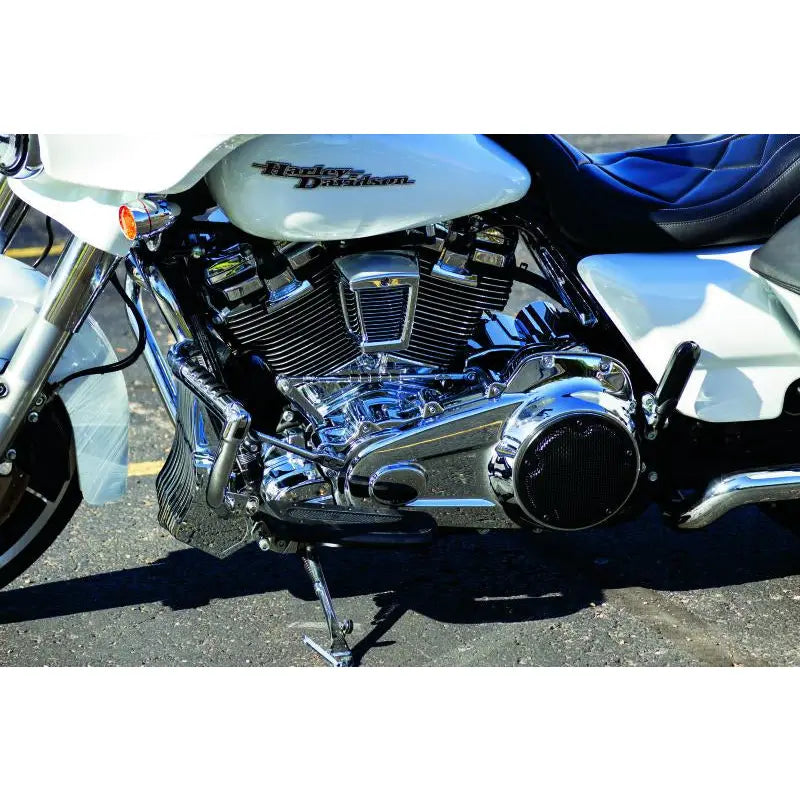 Kuryakyn 7496 Kuryakyn Hypercharger ES Horn Cover Chrome - 7496
