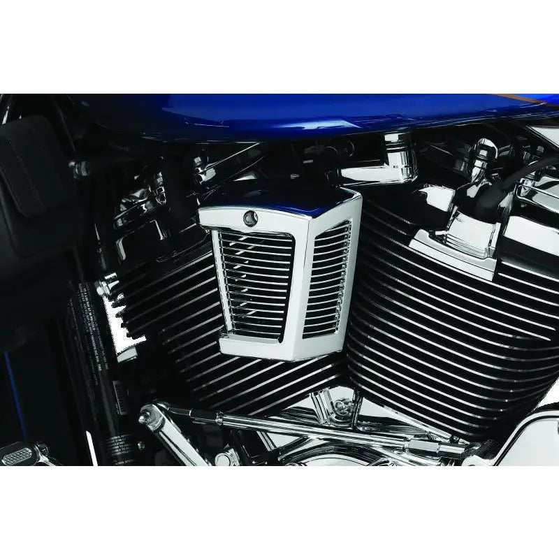 Kuryakyn 7496 Kuryakyn Hypercharger ES Horn Cover Chrome - 7496
