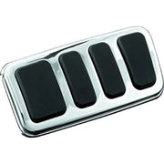Kuryakyn 4456 Kuryakyn ISO Brake Pedal Pad Longhorn Chrome - 4456