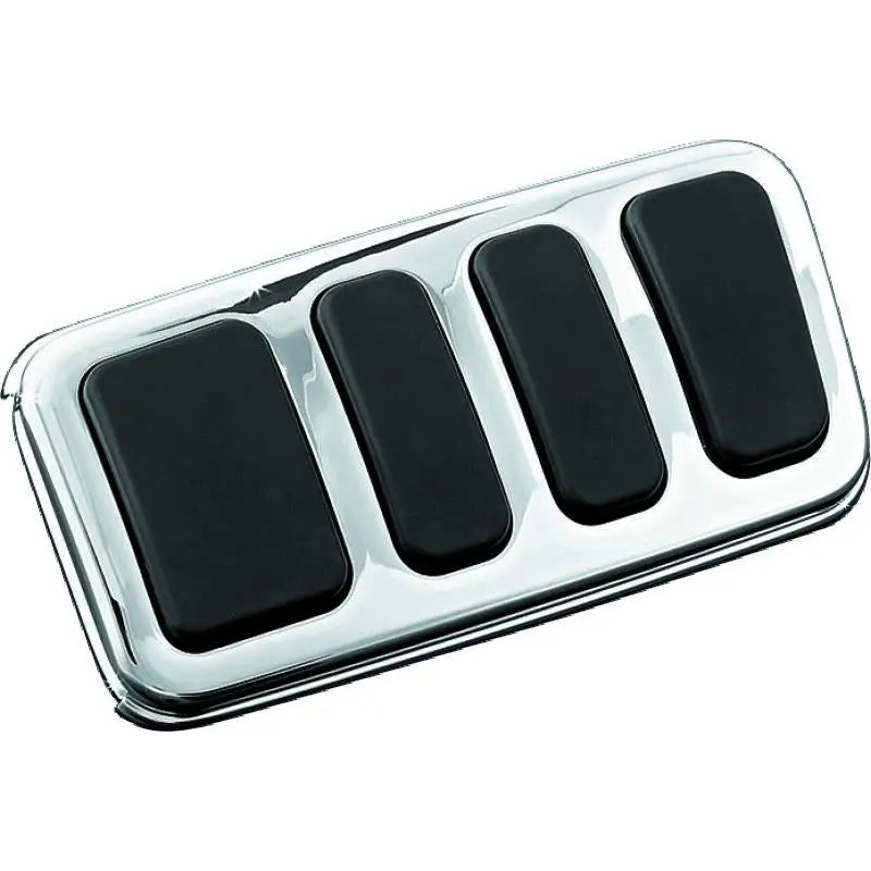 Kuryakyn 4456 Kuryakyn ISO Brake Pedal Pad Longhorn Chrome - 4456