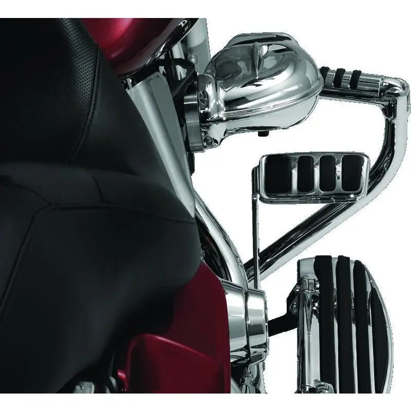 Kuryakyn 4456 Kuryakyn ISO Brake Pedal Pad Longhorn Chrome - 4456