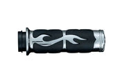Kuryakyn ISO Flame Grips Dual Cable Chrome - 6260 - Controls