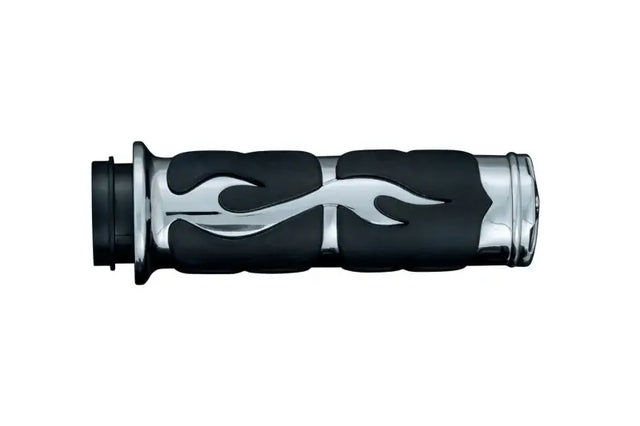 Kuryakyn ISO Flame Grips Dual Cable Chrome - 6260 - Controls