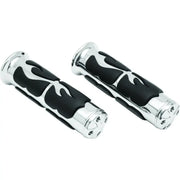 Kuryakyn 6262 Kuryakyn ISO Flame Grips Metric Universal 1inch Chrome - 6262