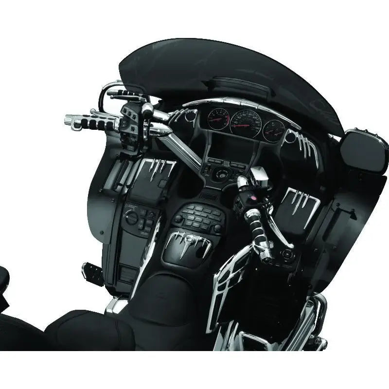 Kuryakyn 6183 Kuryakyn ISO Grips For GL1800 With Heated Grips Chrome - 6183