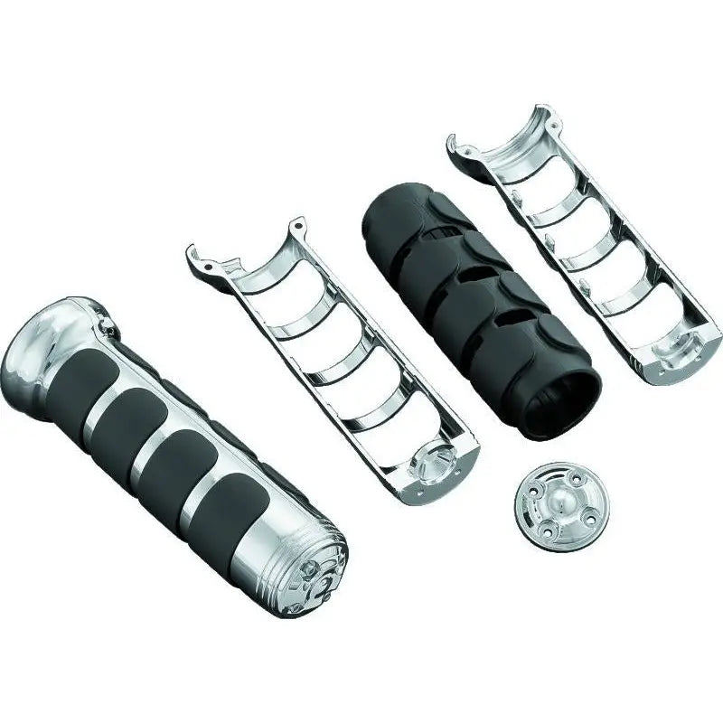 Kuryakyn 6183 Kuryakyn ISO Grips For GL1800 With Heated Grips Chrome - 6183