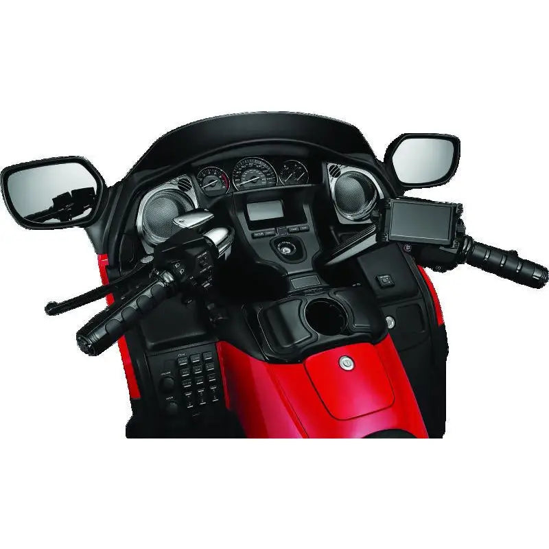 Kuryakyn 6383 Kuryakyn ISO-Grips With OEM Heated Grip 06-20 Honda GL1800 Black - 6383