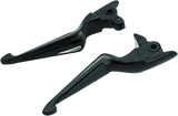 Black motorcycle levers for Kuryakyn ISO Levers Black motorcycle handlebar upgrade