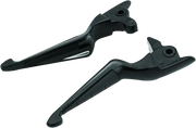 Black motorcycle levers for Kuryakyn ISO Levers Black motorcycle handlebar upgrade
