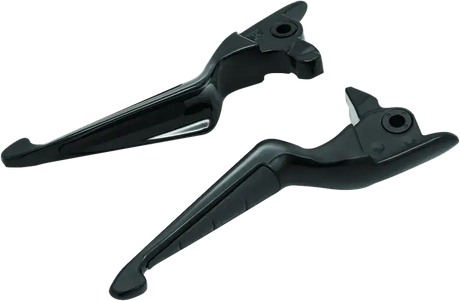 Black motorcycle levers for Kuryakyn ISO Levers Black motorcycle handlebar upgrade