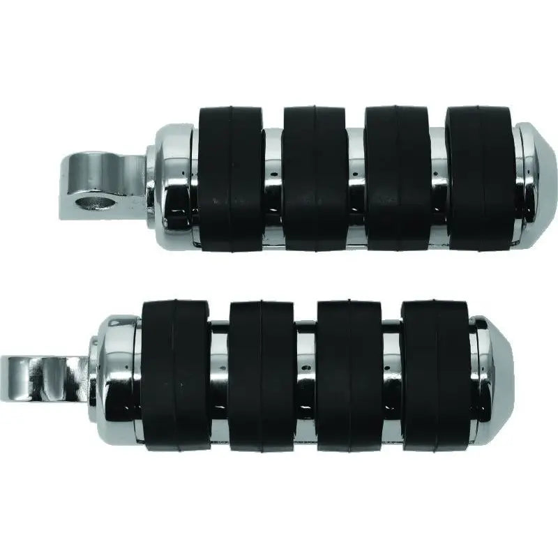 Kuryakyn 8000 Kuryakyn ISO Peg Small With Male Adapter Chrome (Pair) - 8000