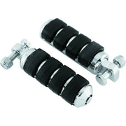 Kuryakyn 8000 Kuryakyn ISO Peg Small With Male Adapter Chrome (Pair) - 8000