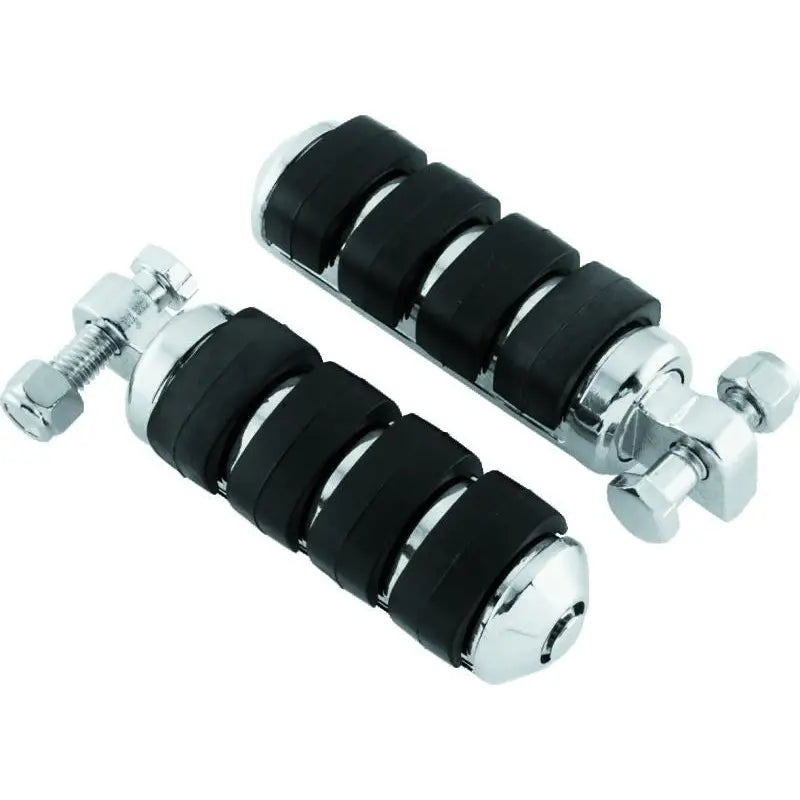 Kuryakyn 8000 Kuryakyn ISO Peg Small With Male Adapter Chrome (Pair) - 8000