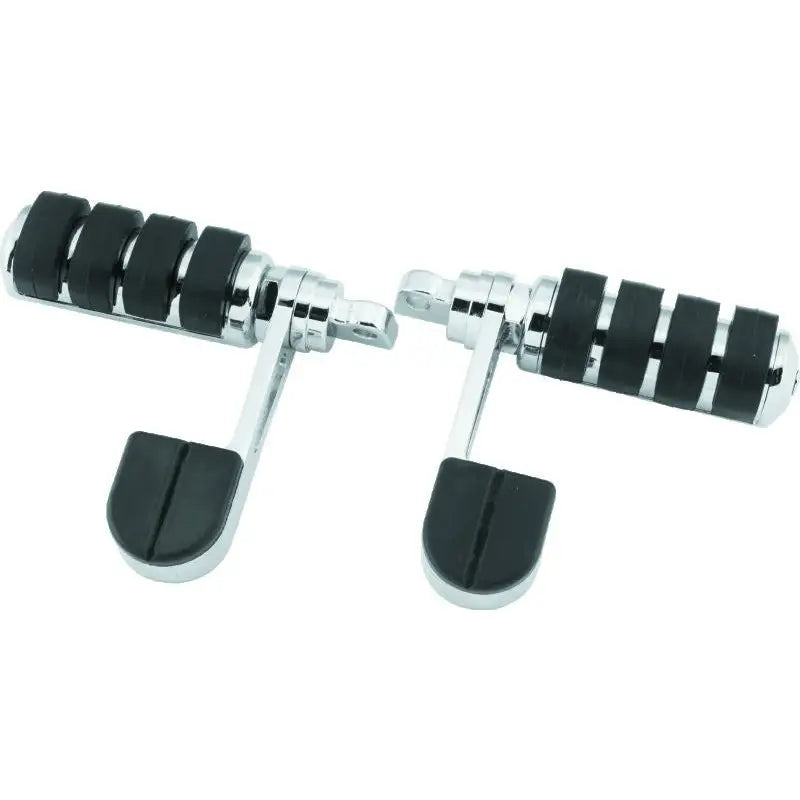 Kuryakyn 8075 Kuryakyn ISO Peg Stirrups With Large Pegs With Male Mount Adapter (Pair) - 8075