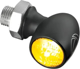 Kuryakyn Kellerman Atto Clear Lens Amber Satin Black - 2535 - Lights