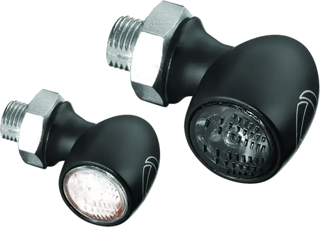 Kuryakyn Kellerman Atto Smoke Lens White Satin Black - 2526 - Lights