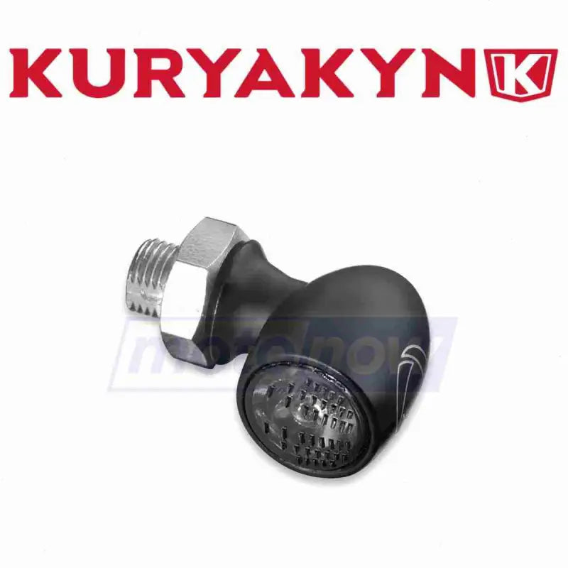 Kuryakyn Kellerman Atto Smoke Lens White Satin Black - 2526 - Lights