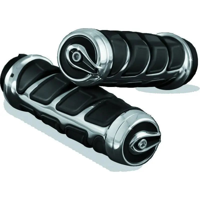 Kuryakyn 6367 Kuryakyn Kinetic Grips Universal 7/8in Chrome - 6367