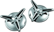 Kuryakyn Knock-Off Center Caps For Trikes Chrome - RV and Auto Parts