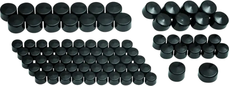 Kuryakyn Kool Kaps Engine Kit Milwaukee-8 Gloss Black - RV and Auto Parts
