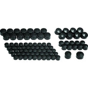 Kuryakyn 2452 Kuryakyn Kool Kaps Engine Kit Twin Cam & Evolution Motors Gloss Black