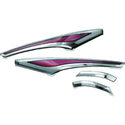 Kuryakyn 3232 Kuryakyn L.E.D. Saddlebag Accent Swoops 12-17 GL1800 Chrome - 3232