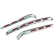 Kuryakyn L.E.D. Trunk Molding For 01-10 GL1800 Chrome Red Lens - Kuryakyn