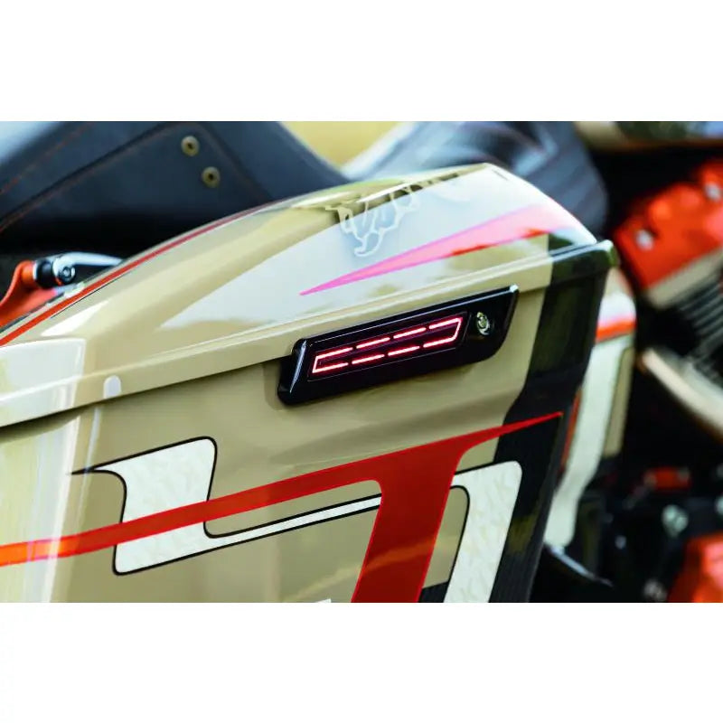 Kuryakyn 5477 Kuryakyn LED Saddlebag Hinge Accents Black