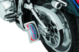 Kuryakyn Lighted Curved Vertical Side Mount License Plate Holder - Kuryakyn