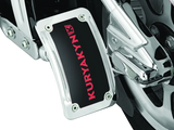Kuryakyn Lighted Curved Vertical Side Mount License Plate Holder - Kuryakyn