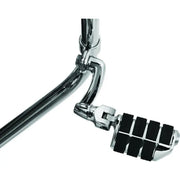 Kuryakyn 4574 Kuryakyn Longhorn Offset Dually ISO Peg With 1-1/2in Clamp Chrome - 4574