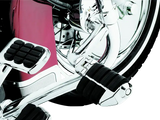 Kuryakyn Longhorn Offset Dually ISO Peg with 1-1/4in Clamp Chrome for motorcycle, ideal for RV, Automotive, Powersports, off-road, marine, exterior, truck accessories, interior, truck bed, RV parts, AVADA - Best Sellers, Controls, Footpegs.