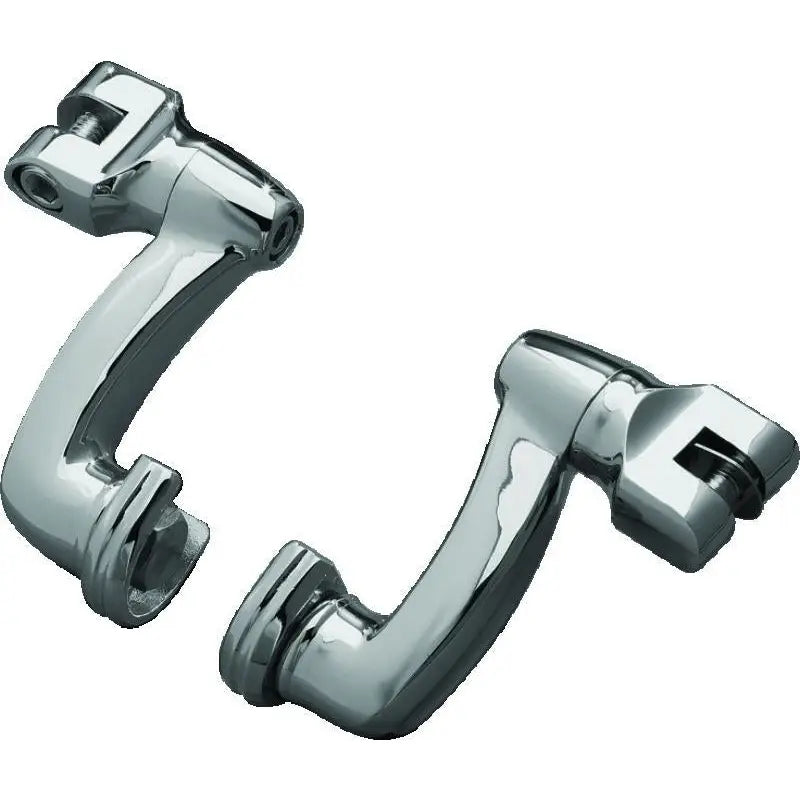 Kuryakyn 8016 Kuryakyn Longhorn Offset Peg Mounts Chrome (Pair) - 8016