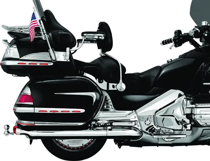 Kuryakyn Louvered Battery Box Cover 01-10 GL1800 Chrome - Kuryakyn