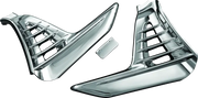 Kuryakyn Louvered Battery Box Cover 01-10 GL1800 Chrome - Kuryakyn