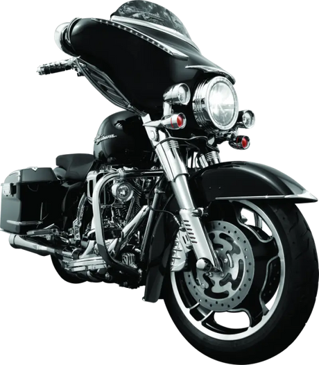 Kuryakyn Lower Leg Deflector Shields 00-13 Touring Chrome - Kuryakyn