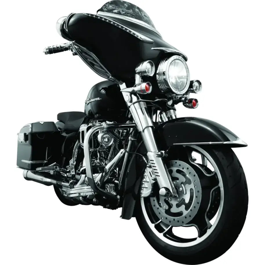 Kuryakyn Lower Leg Deflector Shields 00-13 Touring Chrome - Kuryakyn