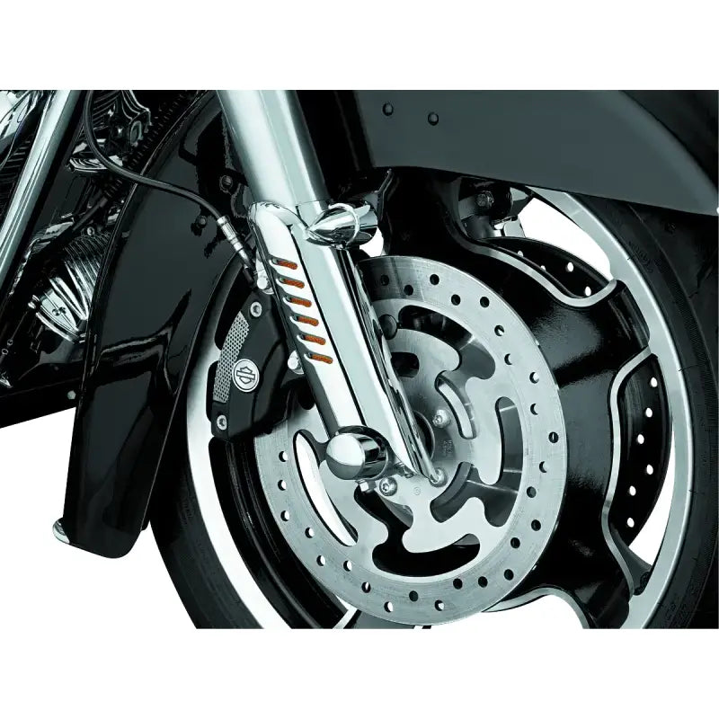 Kuryakyn Lower Leg Deflector Shields 00-13 Touring Chrome - Kuryakyn
